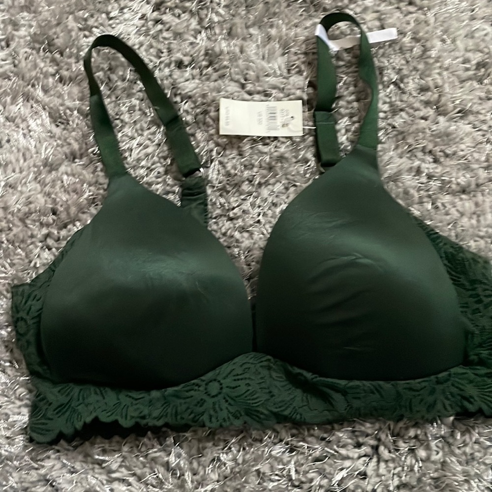 NWT Aerie Sunnie Wireless Bra with Lace
